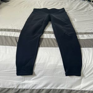 Athleta Polartec Leggings in Navy